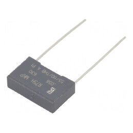 Condensator polipropilenă R75 56nF 18x5x11mm THT ±5% 15mm - componentă electronică | Electronic-mag.ro | Componente Electronice