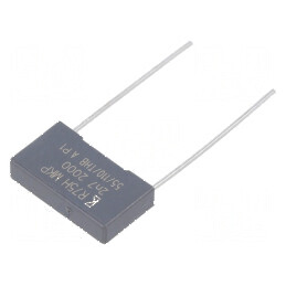 Condensator polipropilenă R75 2,7nF 18x4x10mm THT ±5% | Electronic-mag.ro | Componente Electronice