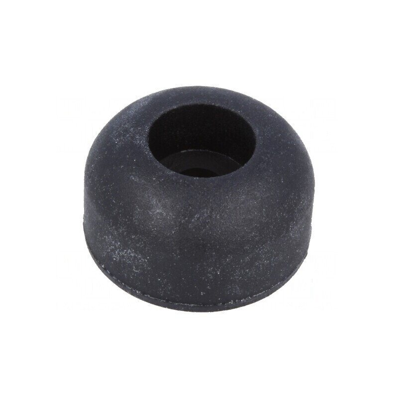 Picioruş negru din gumă H: 9,5mm, Dimensiune Ø17,5mm, Orificiu Ø4mm, Rezistență temperatură -40÷50°C | Electronic-mag.ro | Componente Electronice Picioruş negru din gumă H: 9,5mm, Dimensiune Ø17,5mm, Orificiu Ø4mm, Rezistență temperatură -40÷50°C | Electronic-mag.ro | Componente Electronice