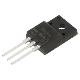 Tranzistor N-MOSFET unipolar TO220FP - Componente electronice pentru circuite | Electronic-mag.ro | Componente Electronice