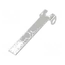 Manetă plată DC 21,5mm argintie seria DC | Electronic-mag.ro | Componente Electronice