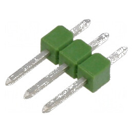 Conector AMPMODU MOD II tată cu 3 pini THT pentru şiruri pini | Electronic-mag.ro | Componente Electronice