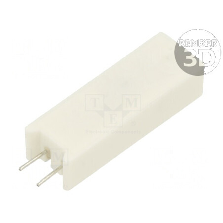 Rezistor bobinat cu ciment THT 22Ω 7W ±5% 38x12,5x9mm pentru aplicații electronice | Electronic-mag.ro | Componente Electronice