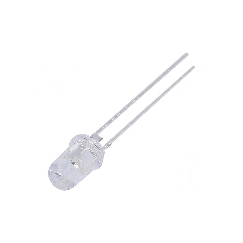 LED 5mm galbenă 40000÷48000mcd 60° convexă pentru iluminare decorativă | Electronic-mag.ro | Componente Electronice