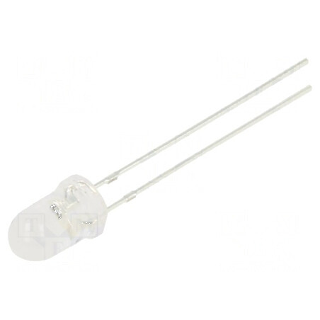 LED 5mm roșie cu efect de lumânare și clipire, 2180÷3000 mcd | Electronic-mag.ro | Componente Electronice