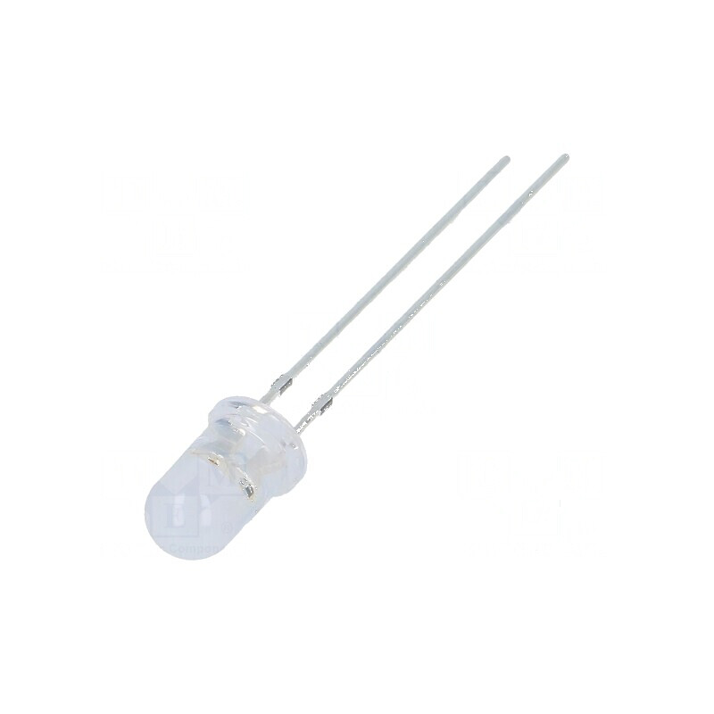 LED 5mm roșie 2180-3000mcd 100° 20mA cu lentilă difuză 3-5V | Electronic-mag.ro | Componente Electronice