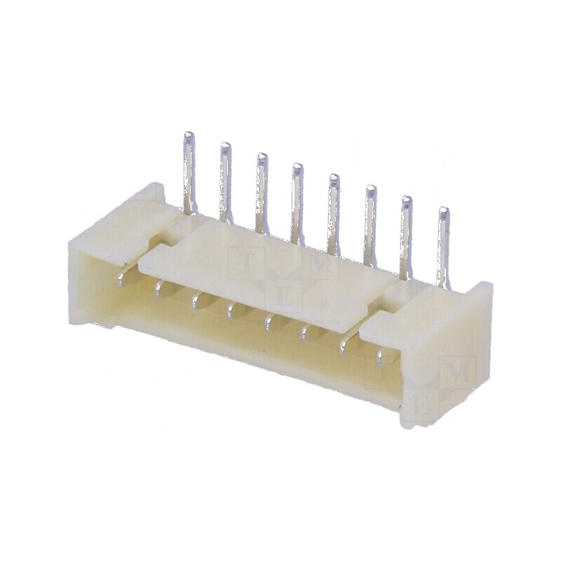 Conector cablu-placă soclu tată 1,25mm PIN 8 THT 250V 1A - Accesoriu electronic | Electronic-mag.ro | Componente Electronice