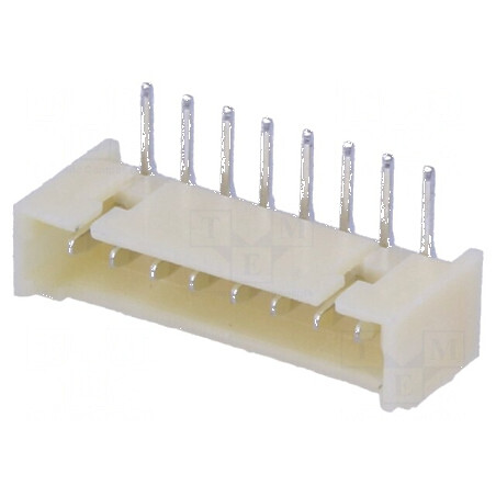 Conector cablu-placă soclu tată 1,25mm PIN 8 THT 250V 1A - Accesoriu electronic | Electronic-mag.ro | Componente Electronice