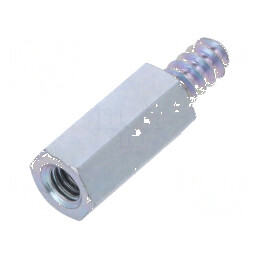 Piuliță distanțieră filetată hexagonală 15mm M4 | Electronic-mag.ro | Componente Electronice