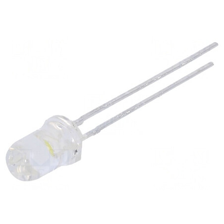LED 5mm alb rece 20150÷46100mcd 15° convex pentru iluminat decorativ | Electronic-mag.ro | Componente Electronice