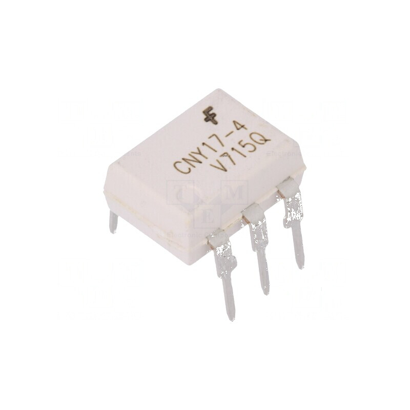 Optocuplor THT CNY17 cu 1 ieșire, tranzistori 4,17kV, DIP6 | Electronic-mag.ro | Componente Electronice