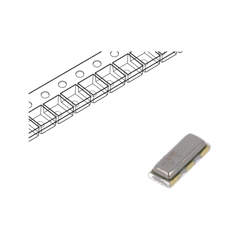 Rezonator ceramic SMD 8MHz 3,2x1,3x0,7mm cu toleranță ±0,5% -40÷125°C | Electronic-mag.ro | Componente Electronice
