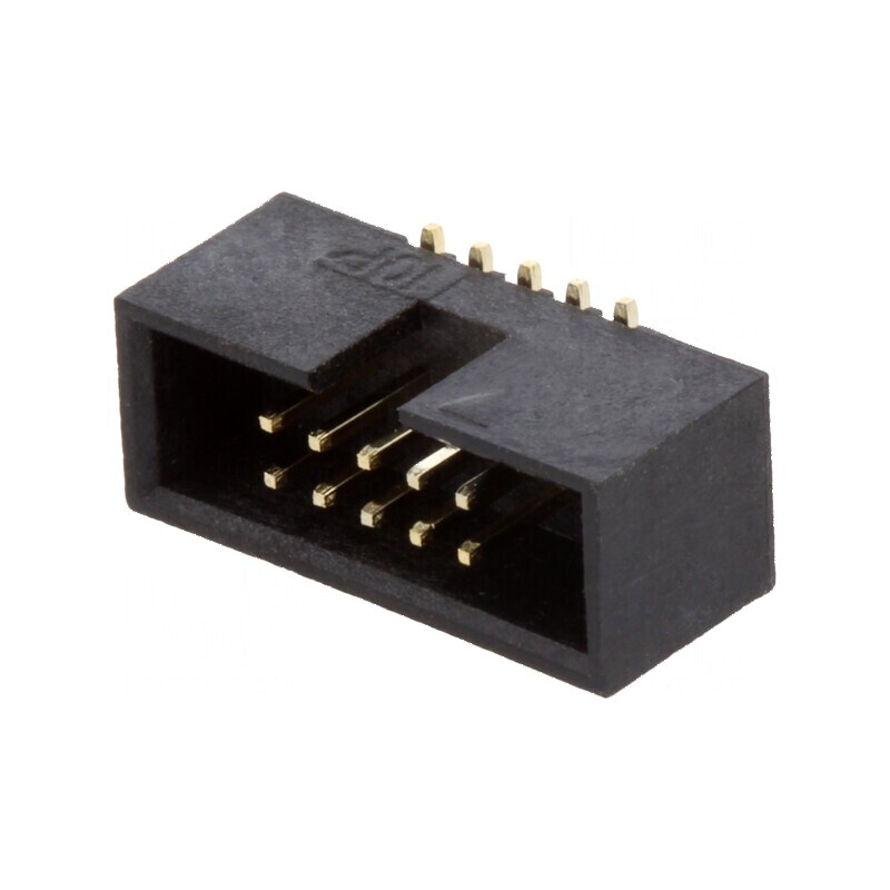 Conector IDC soclu tată 10 pini verticale SMT 1,27mm | Electronic-mag.ro | Componente Electronice