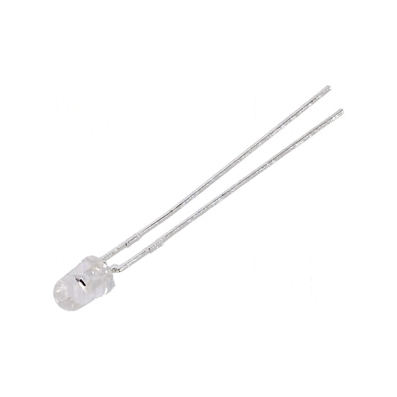 LED 3mm roșie 2,1÷3mcd 45° convex - iluminare eficientă pentru proiecte electronice | Electronic-mag.ro | Componente Electronice