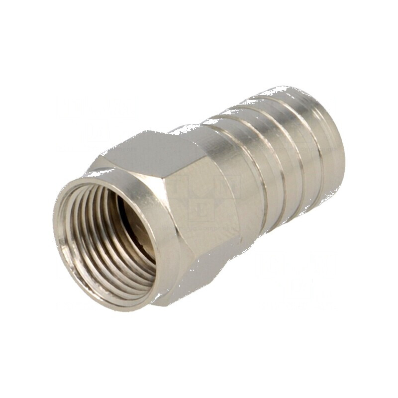 Conector F mufă tată drept RG6 7mm pentru cablu - crimpat | Electronic-mag.ro | Componente Electronice Conector F mufă tată drept RG6 7mm pentru cablu - crimpat | Electronic-mag.ro | Componente Electronice