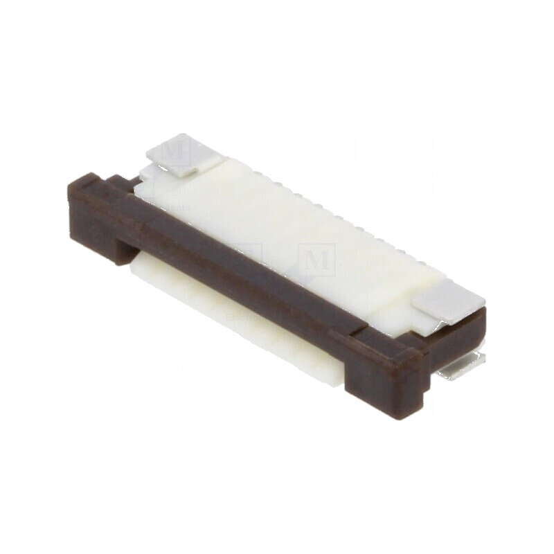 Conector FFC/FPC orizontal ZIF 9 pini SMT 50V 0,4A cositorit | Electronic-mag.ro | Componente Electronice Conector FFC/FPC orizontal ZIF 9 pini SMT 50V 0,4A cositorit | Electronic-mag.ro | Componente Electronice