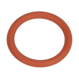 Garnitură O-ring VMQ 1,5mm grosime, 10mm diametru interior, M12, roșie, rezistență temperatură -60÷250°C | Electronic-mag.ro | Componente Electronice