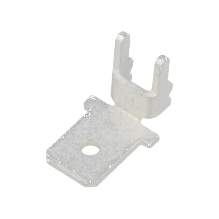 Terminal plat 6,4mm 0,8mm tată THT din alamă cositorită | Electronic-mag.ro | Componente Electronice