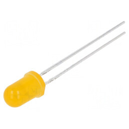 LED 5mm portocalie 3000÷4200mcd 30° convex pentru iluminat decorativ | Electronic-mag.ro | Componente Electronice