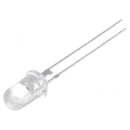 LED 5mm roșie 80000-100000 mcd 15° convex pentru iluminat decorativ | Electronic-mag.ro | Componente Electronice