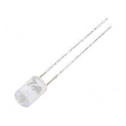 LED 5mm verde 750-1120mcd 100° plat, Nr. term: 2 | Electronic-mag.ro | Componente Electronice