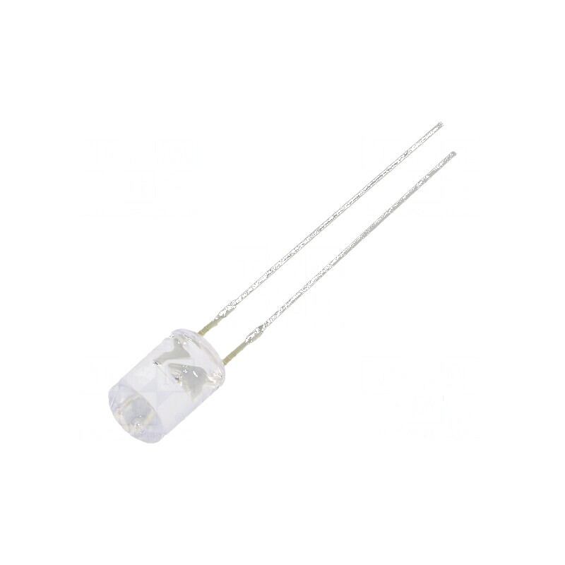 LED 5mm verde 750-1120mcd 100° plat, Nr. term: 2 | Electronic-mag.ro | Componente Electronice