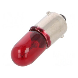 Lampă auto BA9S roșie 12V 4W VISIONPRO T4W - 1 bec | Electronic-mag.ro | Componente Electronice