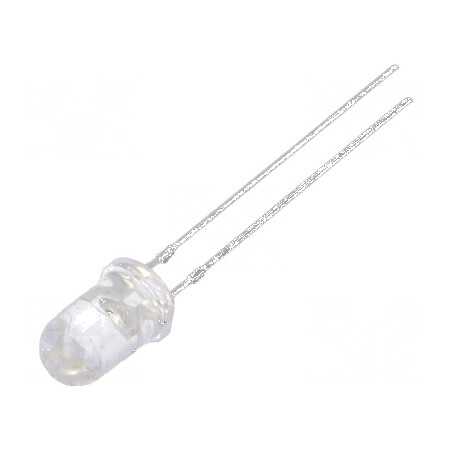 LED UV 15° 20mA 380-390nm 3-3,8VDC THT - Lampa UV cu unghi de 15° | Electronic-mag.ro | Componente Electronice