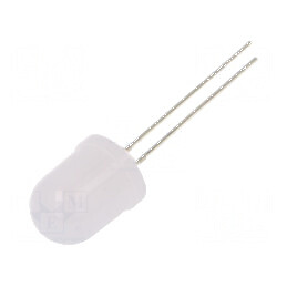 LED 10mm alb rece 1560÷2180mcd 30° cu lentilă convexă pentru iluminat | Electronic-mag.ro | Componente Electronice