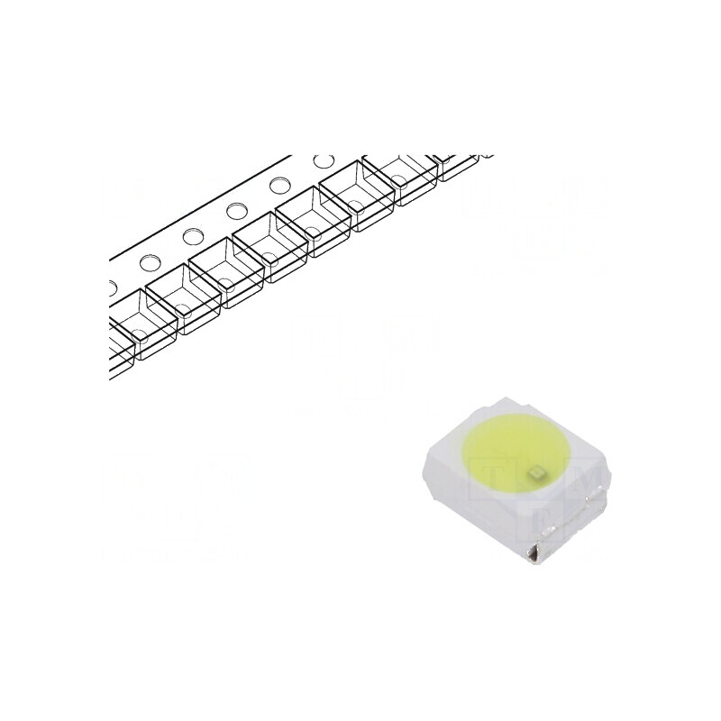 Bec LED SMD 3528 PLCC2 alb rece 750-1120mcd 10000K 120° 10-15mA | Electronic-mag.ro | Componente Electronice Bec LED SMD 3528 PLCC2 alb rece 750-1120mcd 10000K 120° 10-15mA | Electronic-mag.ro | Componente Electronice