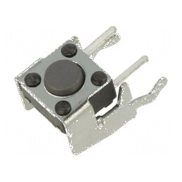 Microîntrerupător TACT SPST-NO 0,05A/12VDC Poz: 2 THT fără 2N | Electronic-mag.ro | Componente Electronice