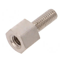 Piuliţă distanţieră filetată M3 - 5mm, filet intern şi extern M3 | Electronic-mag.ro | Componente Electronice