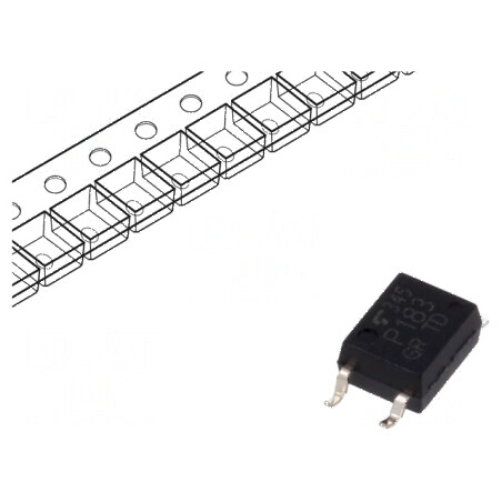 Optocuplor SMD cu 1 ieșire, tranzistori, izolație 3,75kV, 80V, SO6 | Electronic-mag.ro | Componente Electronice