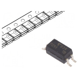Optocuplor SMD cu 1 Canal, 3,75kV Izolatie, 80V Uce, SO4 | Electronic-mag.ro | Componente Electronice