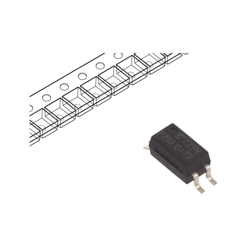 Optocuplor SMD cu 1 Canal, 3,75kV Izolație, 80V Uce, SO4 | Electronic-mag.ro | Componente Electronice Optocuplor SMD cu 1 Canal, 3,75kV Izolație, 80V Uce, SO4 | Electronic-mag.ro | Componente Electronice