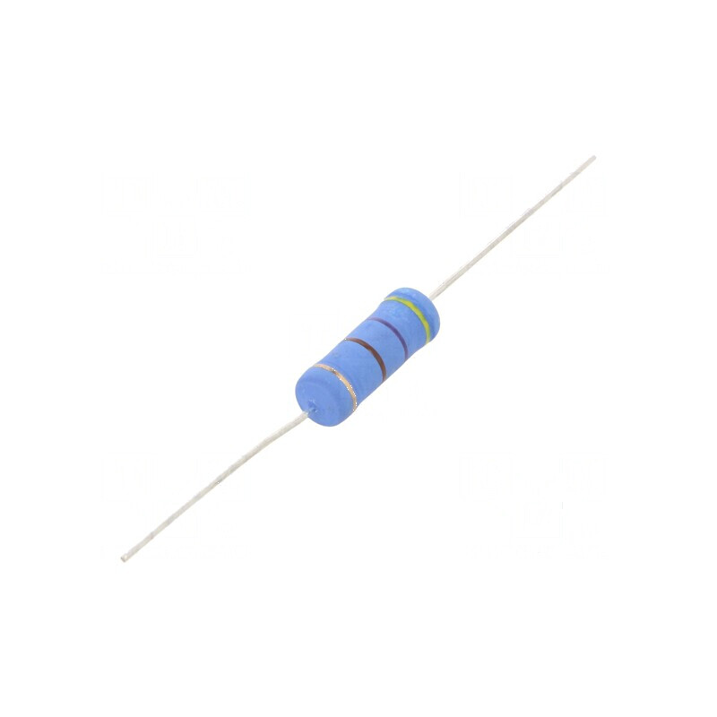 Rezistor metal oxide 470Ω 5W ±5% Ø6,5x17,5mm, interval temperatură -55÷155°C | Electronic-mag.ro | Componente Electronice