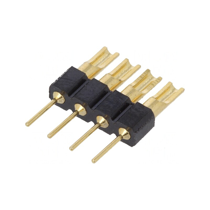 Adaptor conector şiruri pini 4 PIN 2,54mm THT pentru lipire | Electronic-mag.ro | Componente Electronice