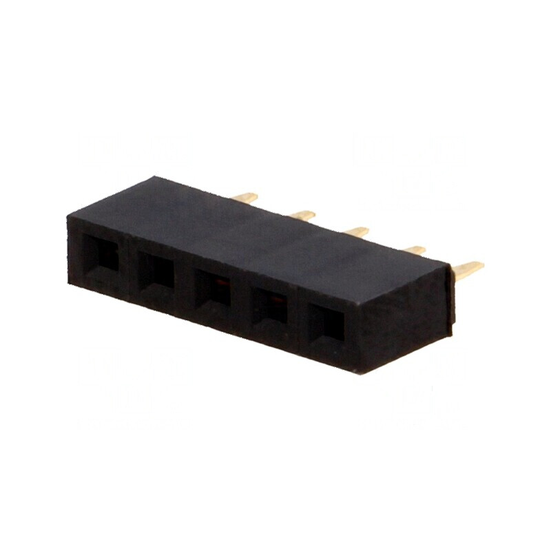 Conector şiruri pini soclu mamă PIN 5 drept 2,54mm THT 1x5 | Electronic-mag.ro | Componente Electronice Conector şiruri pini soclu mamă PIN 5 drept 2,54mm THT 1x5 | Electronic-mag.ro | Componente Electronice