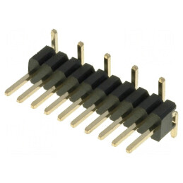 Conector şir pini tată 10 pini verticale 1,27mm | Electronic-mag.ro | Componente Electronice