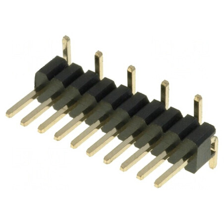 Conector şir pini tată 10 pini verticale 1,27mm | Electronic-mag.ro | Componente Electronice
