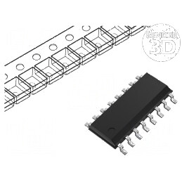 Driver Darlington SOP16, matrice de tranzistoare 0,5A 50V | Electronic-mag.ro | Componente Electronice