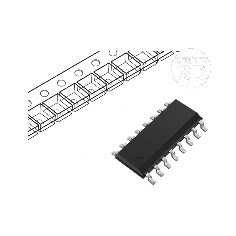Driver Darlington SOP16, matrice de tranzistoare 0,5A 50V | Electronic-mag.ro | Componente Electronice Driver Darlington SOP16, matrice de tranzistoare 0,5A 50V | Electronic-mag.ro | Componente Electronice