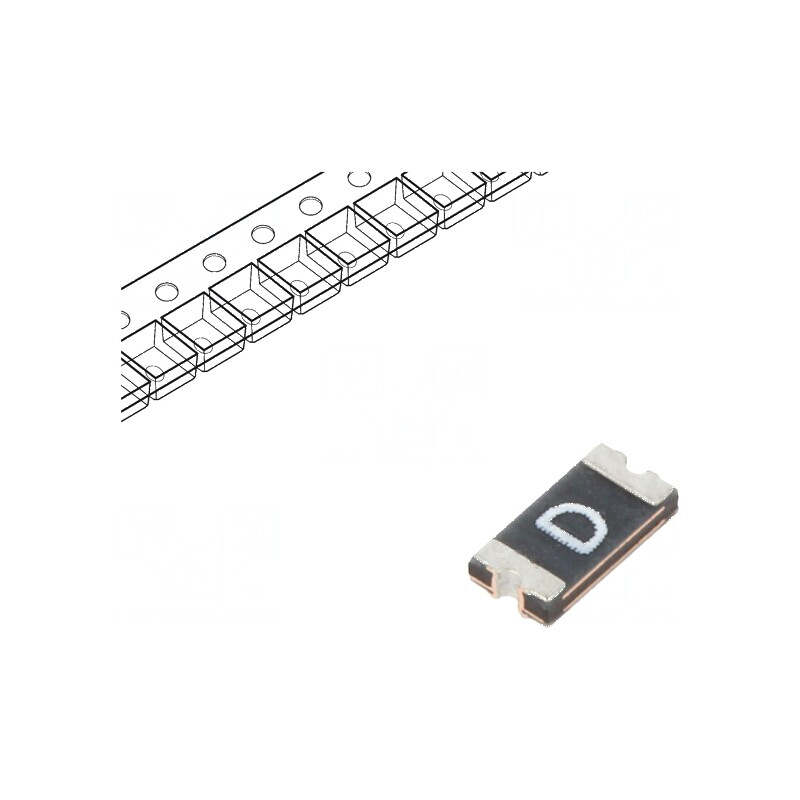 Siguranţă polimerică PTC 250mA SMD 1206L pentru protecţie circuit electronic | Electronic-mag.ro | Componente Electronice