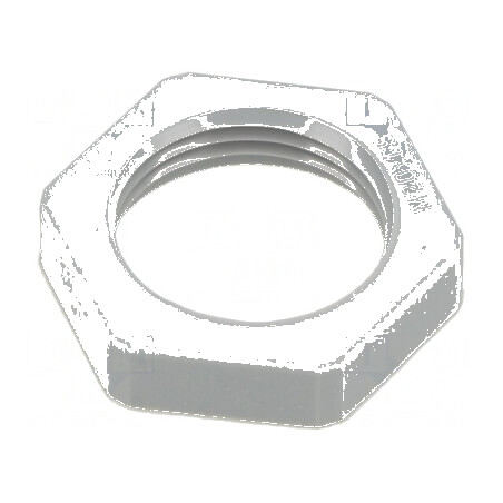 Piuliță M20 din poliamidă 26mm gri cu filet metric și pas 1,5 | Electronic-mag.ro | Componente Electronice