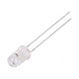 LED 5mm portocalie cu clipire, 12000÷14400mcd, 30°, 20mA, 3÷5V - Iluminare eficientă | Electronic-mag.ro | Componente Electronice