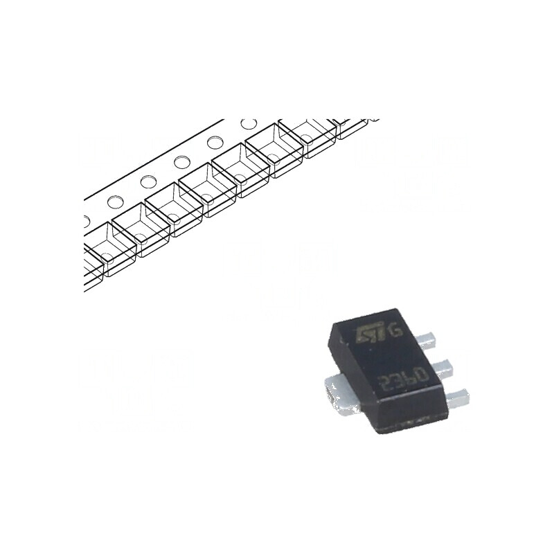 Tranzistor PNP bipolar 60V 3A 1,4W SOT89 pentru circuite electronice | Electronic-mag.ro | Componente Electronice Tranzistor PNP bipolar 60V 3A 1,4W SOT89 pentru circuite electronice | Electronic-mag.ro | Componente Electronice