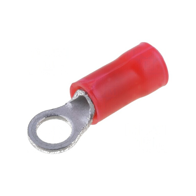 Vârf inelar M3,5 Ø 3,68mm pentru cablu roşu, crimpat 0,3-1,42mm² | Electronic-mag.ro | Componente Electronice Vârf inelar M3,5 Ø 3,68mm pentru cablu roşu, crimpat 0,3-1,42mm² | Electronic-mag.ro | Componente Electronice