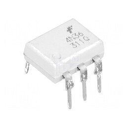 Optocuplor THT 7,5kV, Ch: 1, OUT: tranzistori, CTR 100% la 10mA | Electronic-mag.ro | Componente Electronice