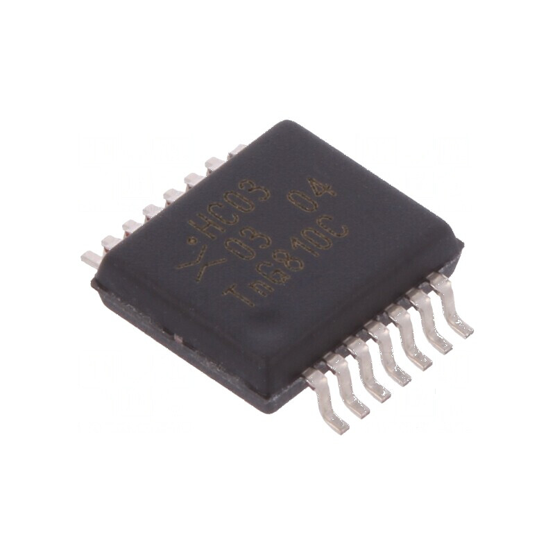 Circuit integrat digital NAND cu 4 canale, 2 intrări, CMOS SMD SSOP14, 2÷6VDC, -40÷125°C | Electronic-mag.ro | Componente Electronice