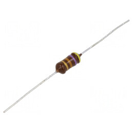 Inductor ferită THT 470uH 280mA 2,5Ω Ø5,2x12mm ±5% 1,5MHz pentru aplicatii electronice | Electronic-mag.ro | Componente Electronice